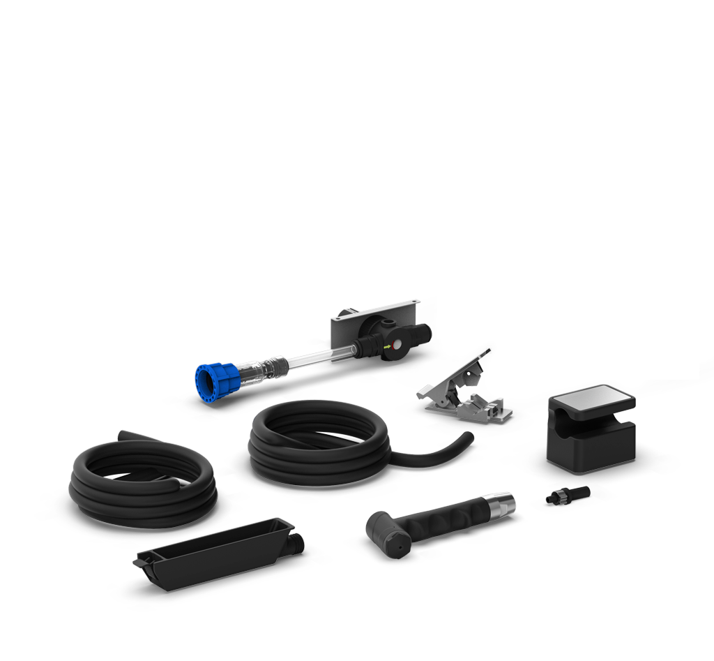 UNOX XHC053 QUICK.Rinse Oven Hand Shower and Drain Kit