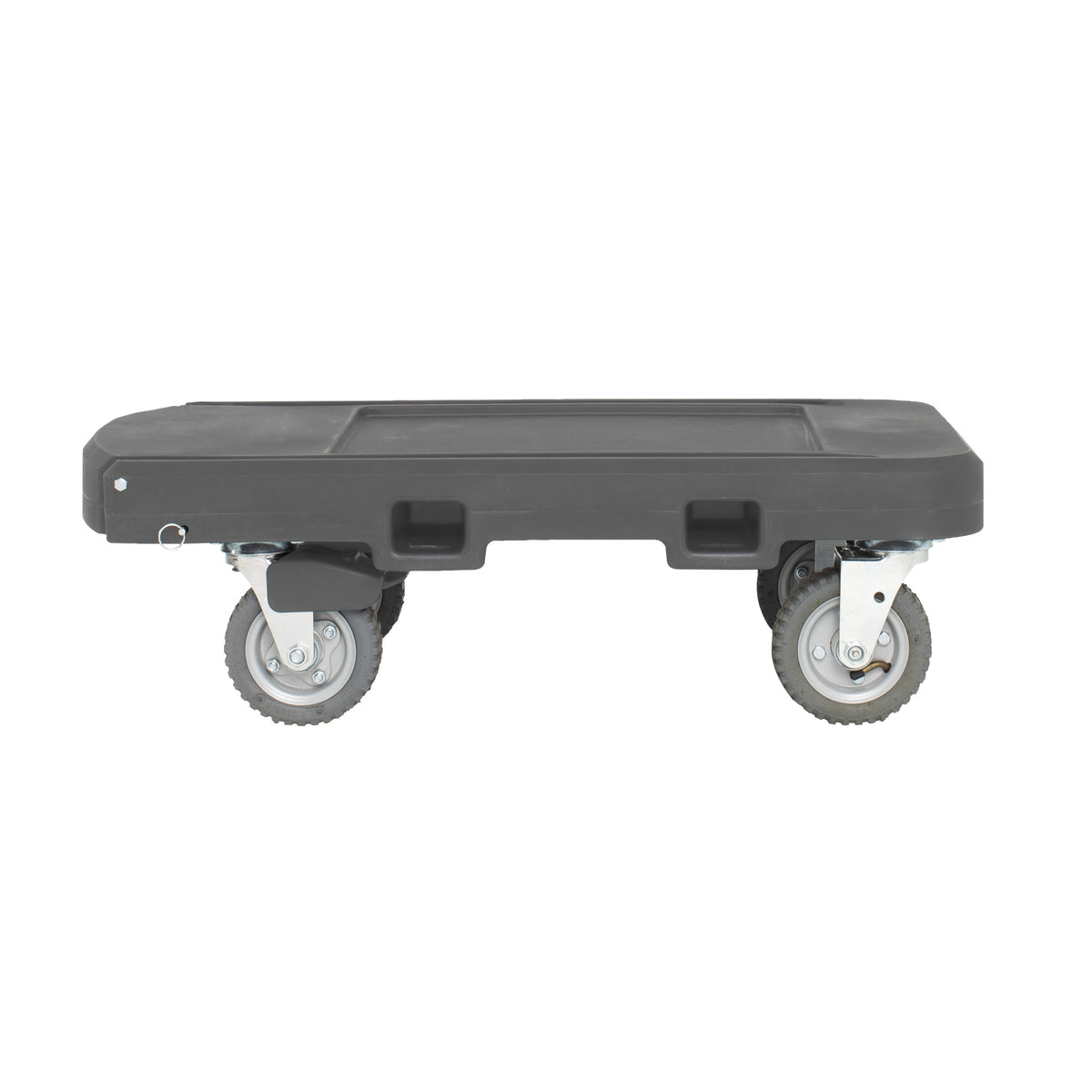 Vollrath 1695-1 Heavy Duty Aluminum Utility Dolly, 350 lbs, Dark Gray, 6" Pneumatic Wheels