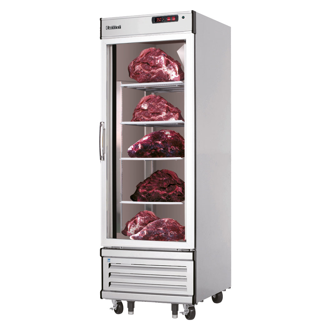 Everest EDA1 29-1/4" Dry Aging & Thawing Cabinet, 22.0 cu ft, 4 Adjustable Stainless Shelves, R290 Hydrocarbon, 115V 1/3 HP