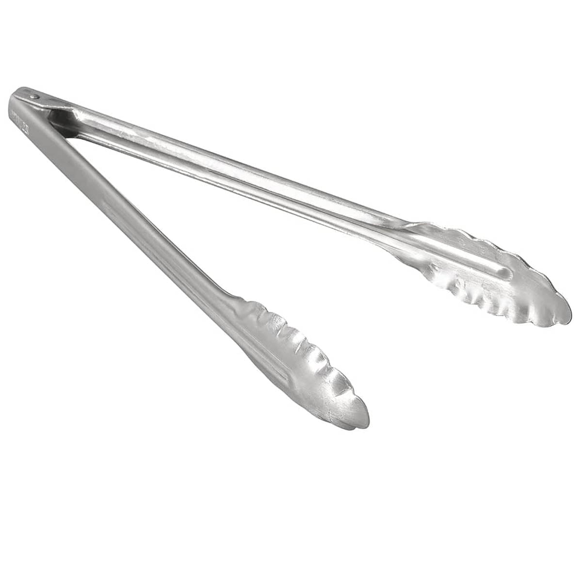 Winco UT-12 12" Stainless Steel Heavy Weight Utility Tongs