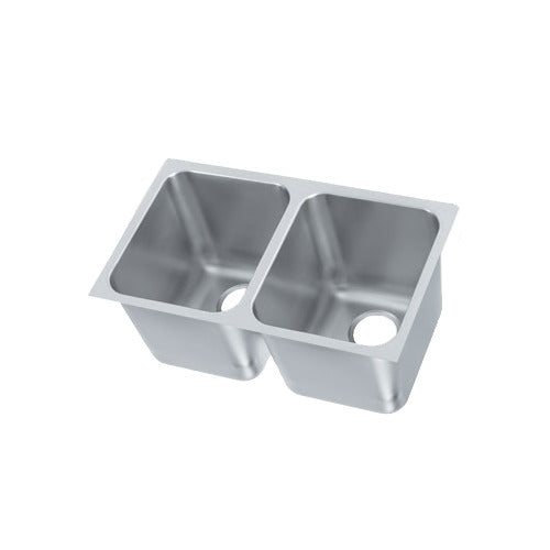 Vollrath 12122-1 Weld-In / Undermount Sink, Two Compartment