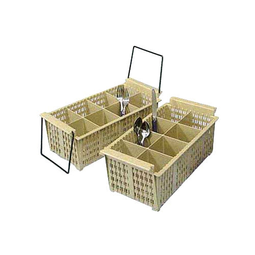 Vollrath 1371 Traex Flatware Basket, Half-Size, (8) Compartment — Case of 6 pieces