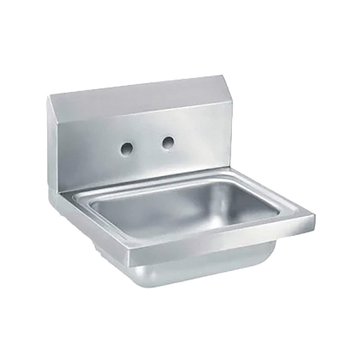 Vollrath 141-0C 17" Wall Mounted Hand Sink without Faucet - with Strainer / 20 gauge