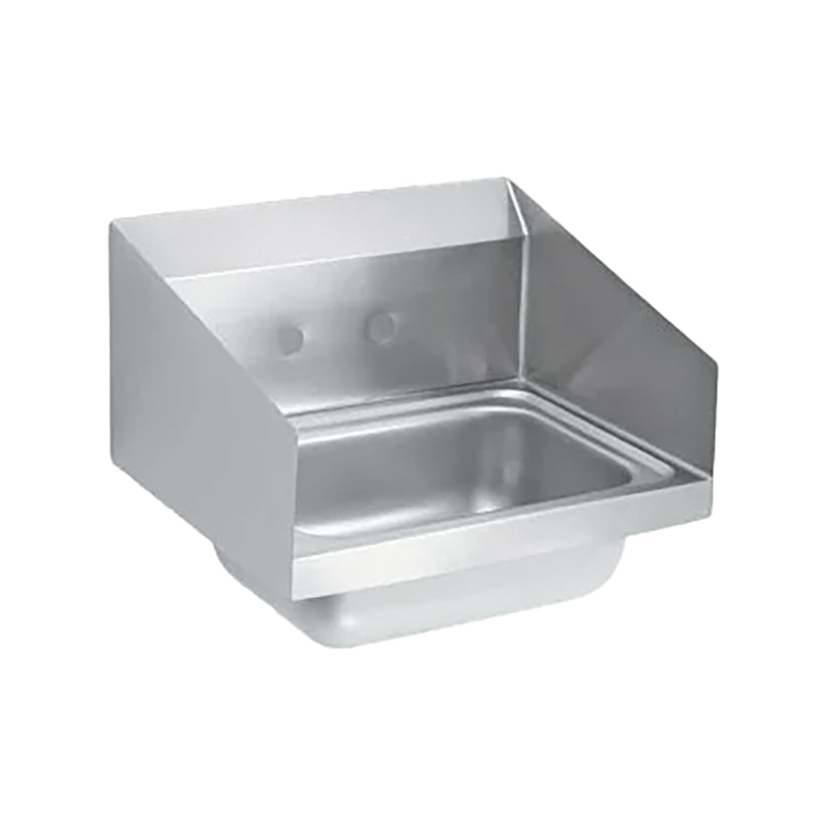 Vollrath 1410CS 17" Wall Mounted Hand Sink without Faucet - with Strainer & 3 Splashes / 20 gauge