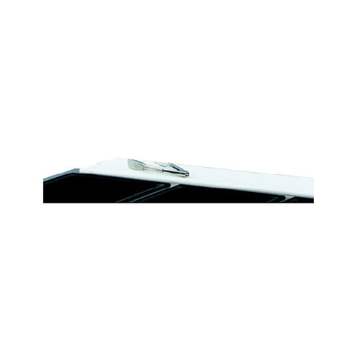 Vollrath 2343201 ServeWell SL Poly Cutting Board, 76"W x 6-1/4"D x 3/8" Thick, White, For 5 Wells