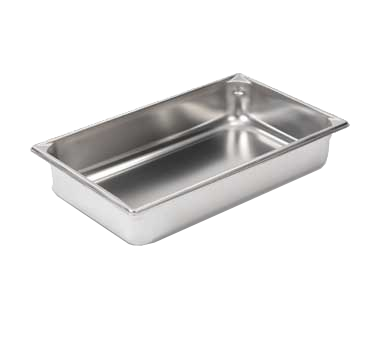 Vollrath 30042 Super Pan V Food Pan - 4" Deep 14 Qt, 22-Gauge Steel, Certified Made in USA — Case of 6 pieces