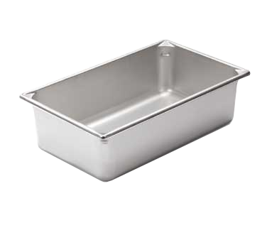 Vollrath 30062 Super Pan V 6" Deep 21-Quart Stainless Steel Steam Table Pan, NSF, Made in USA — Case of 6 pieces