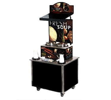 Vollrath 3702802 Cayenne Soup Kiosk-Free Standing Merchandiser with Tuscan Graphics