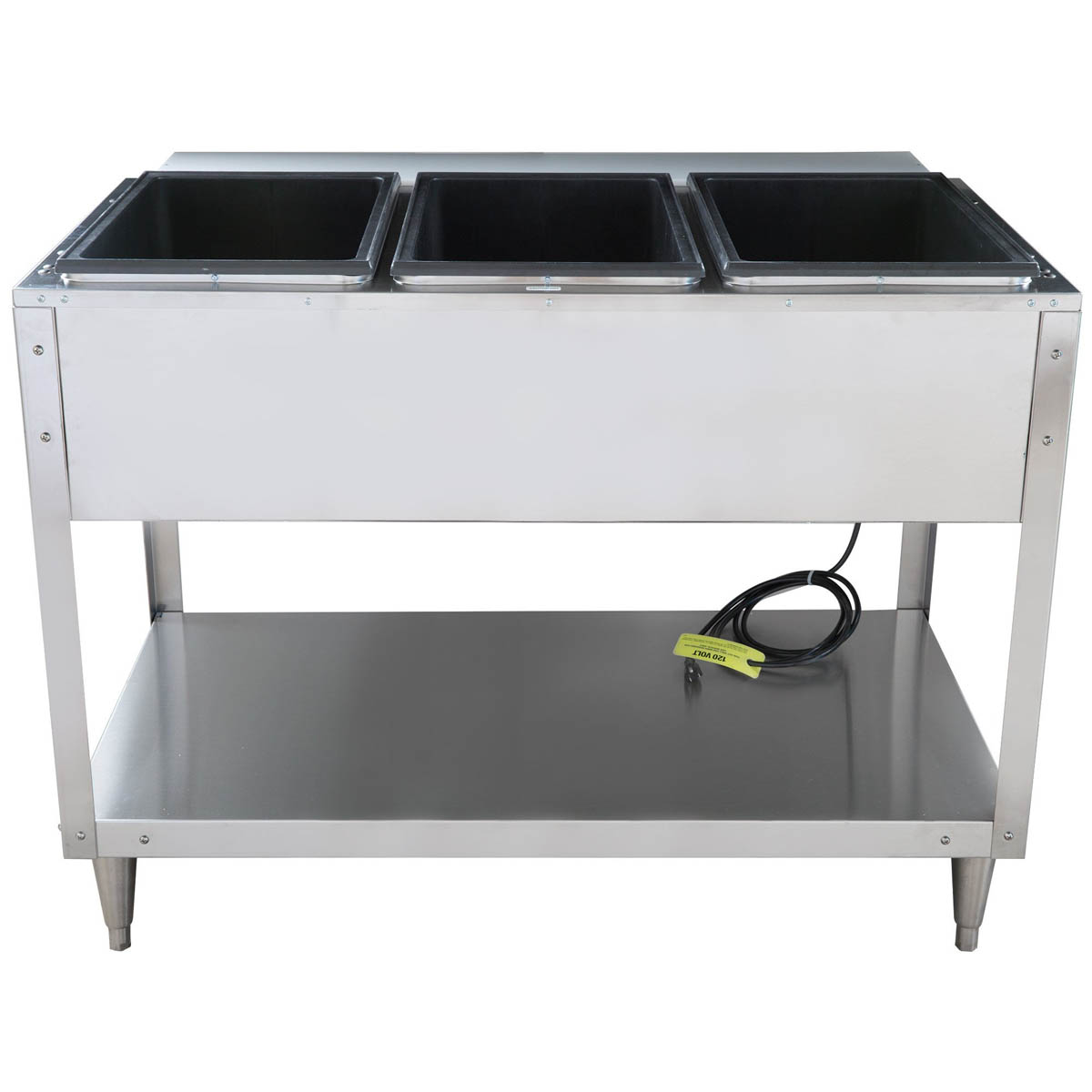 Vollrath 38003 46" Servewell Electric (3) Sealed Well Hot Food Table