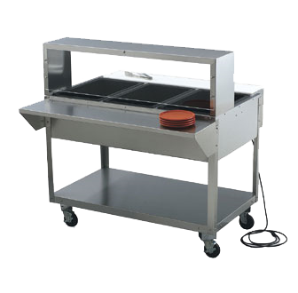 Vollrath 38099 Servewell Caster Set, 4" Dia., (2) with Brakes
