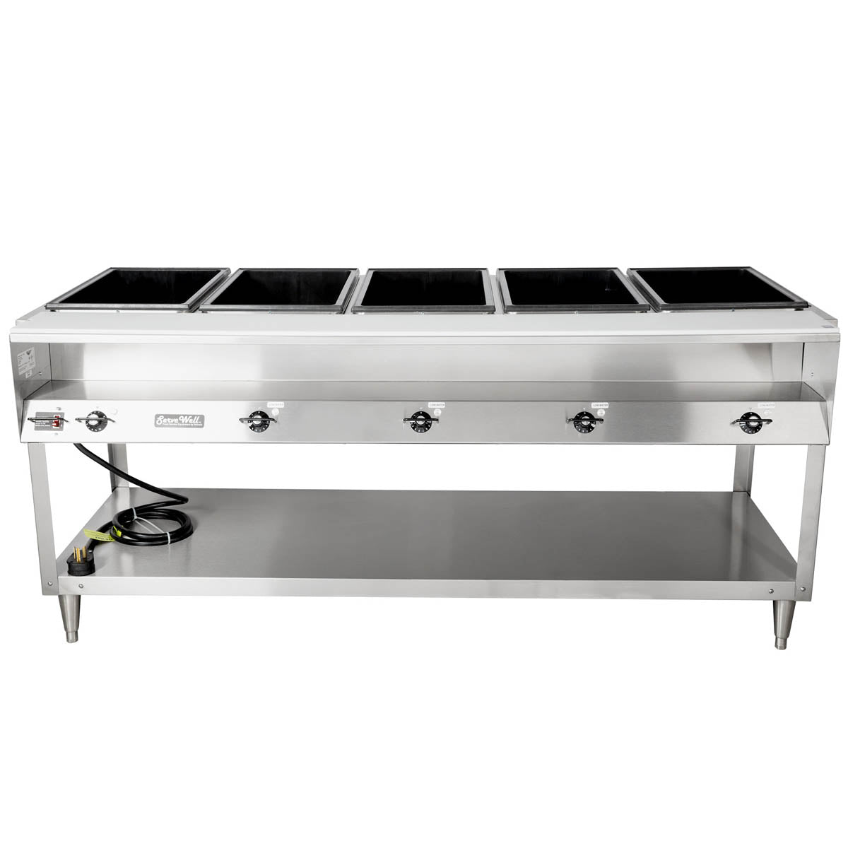 Vollrath 38105 76" Servewell Electric (5) Sealed Well Hot Food Table