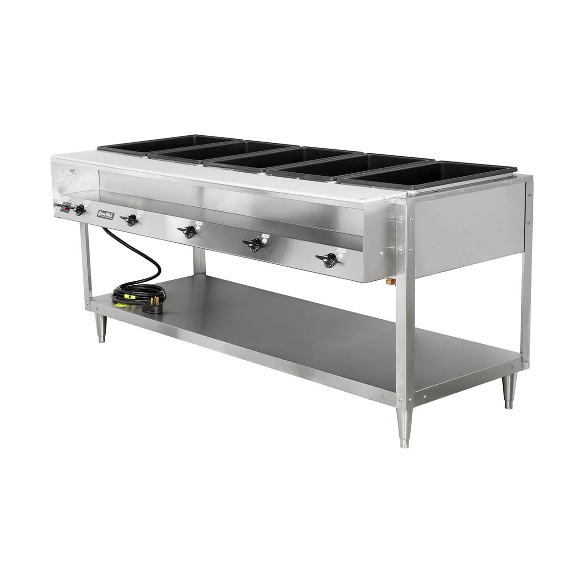 Vollrath 38105 76" Servewell Electric (5) Sealed Well Hot Food Table
