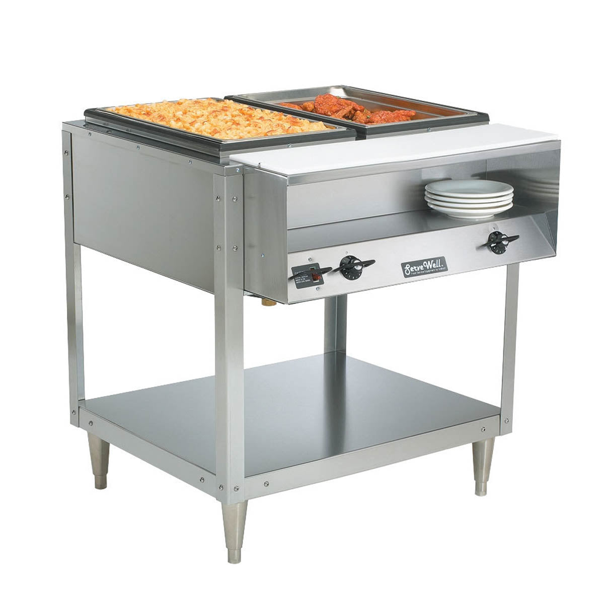 Vollrath 38116 32" Servewell Electric (2) Sealed Well Hot Food Table