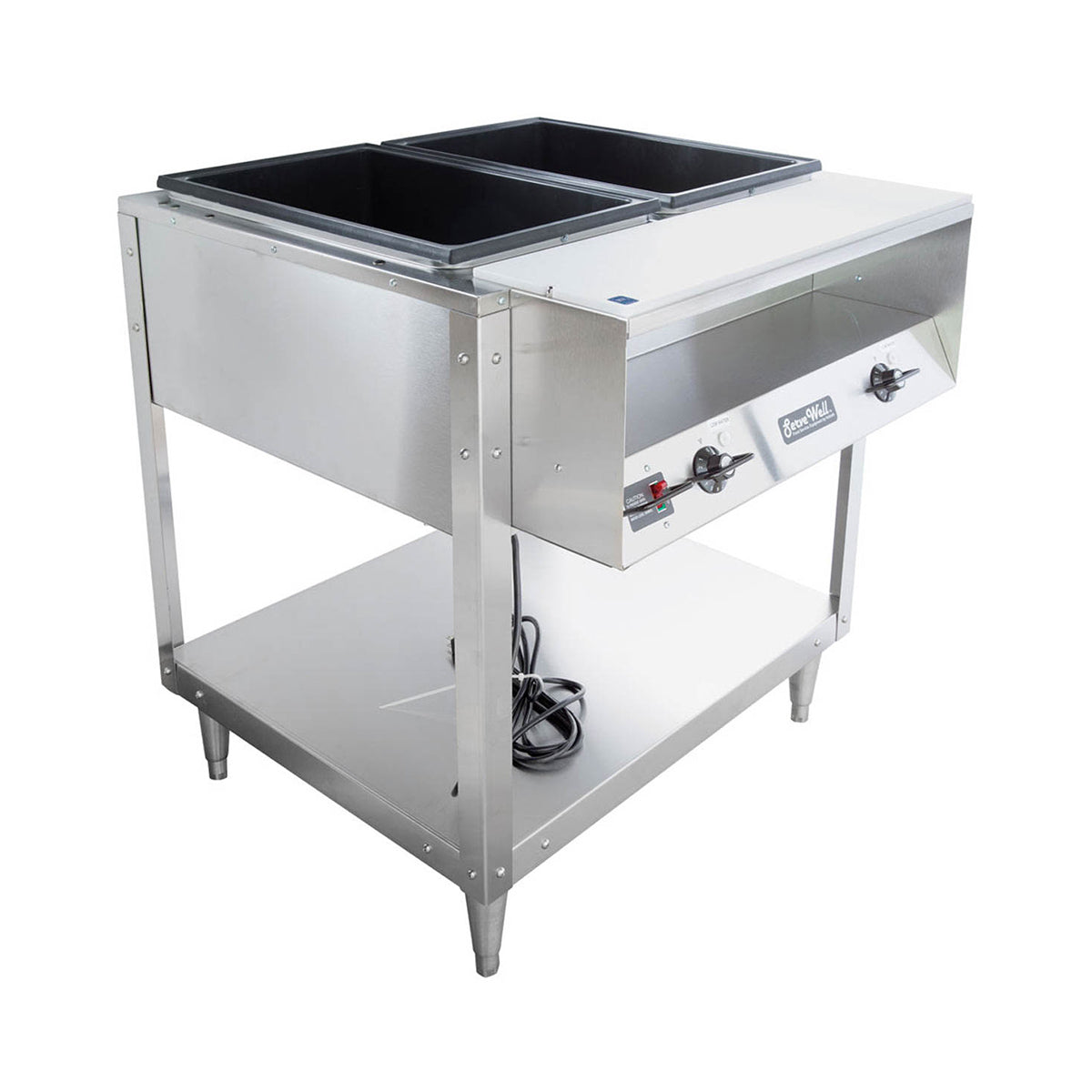 Vollrath 38116 32" Servewell Electric (2) Sealed Well Hot Food Table