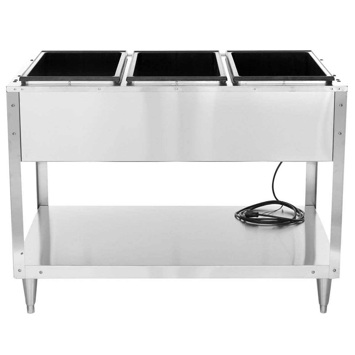 Vollrath 38117 46" Servewell Electric (3) Sealed Well Hot Food Table
