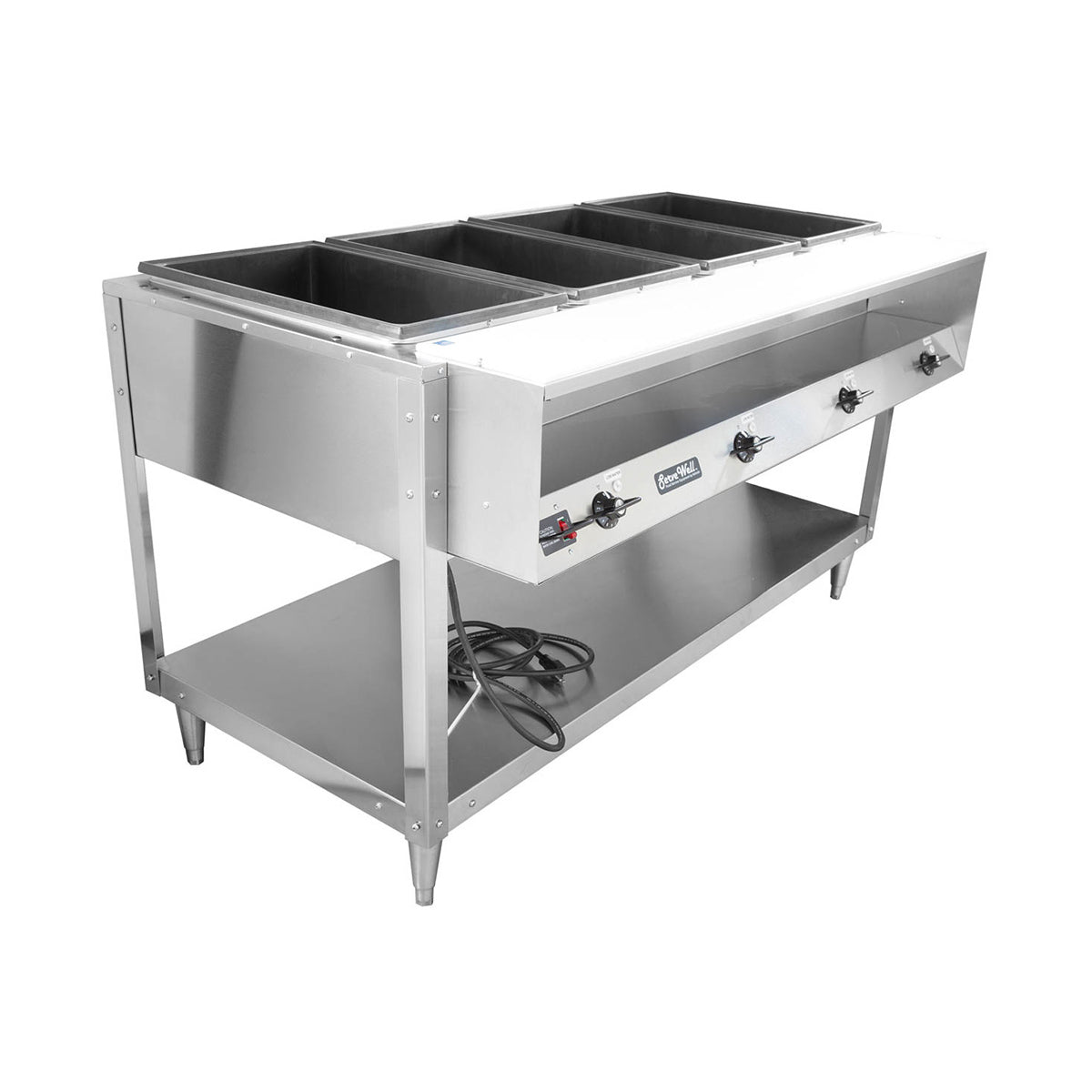 Vollrath 38118 61" Servewell Electric (4) Sealed Well Hot Food Table
