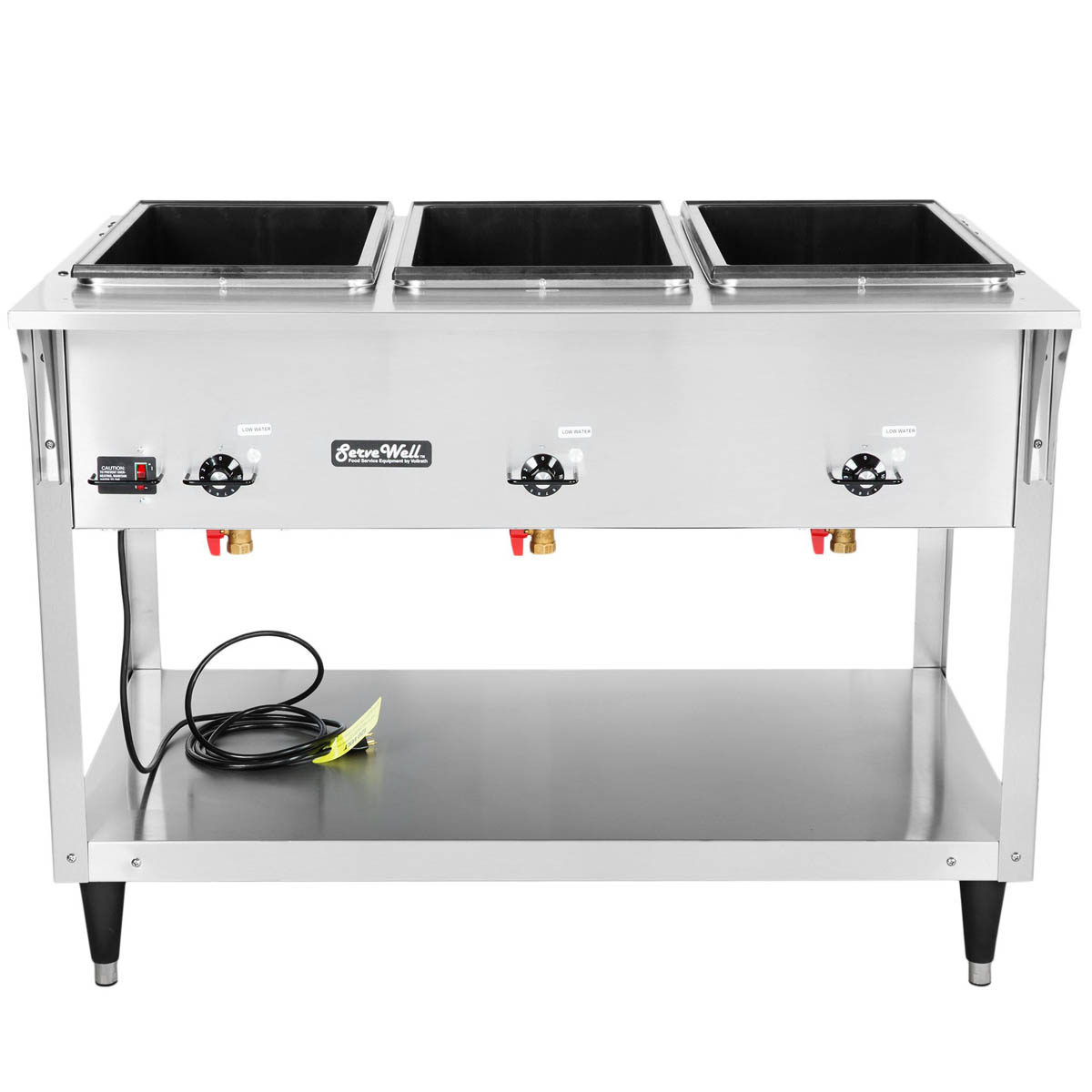 Vollrath 38203 46" Servewell Electric (3) Sealed Well SL-Hot Food Table