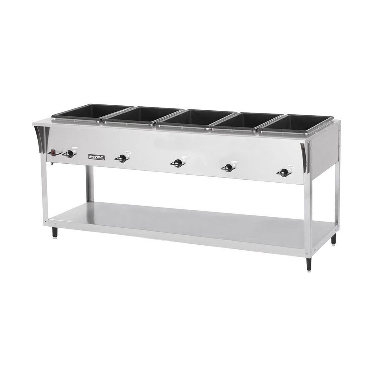 Vollrath 38205 76" Servewell Electric (5) Sealed Well SL-Hot Food Table
