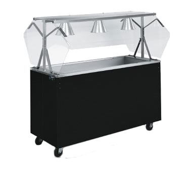 Vollrath 3871760 60" 2-Series Affordable Portable Ice-cooled Cold Food Station, (4) Pan