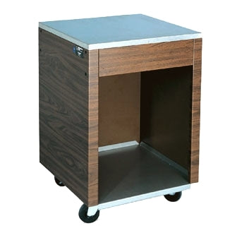 Vollrath 38720 2-Series Portable Cashier Station, 24"W x 24"D x 35"H, Stainless Steel Top, Granite Vinyl-Clad Steel Base
