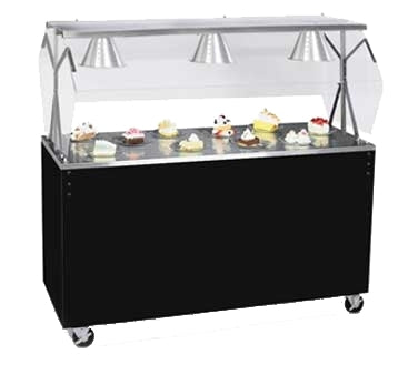 Vollrath 38722W 46" 2-Series Affordable Portable Utility Station w/ Buffet Style Breath Guard