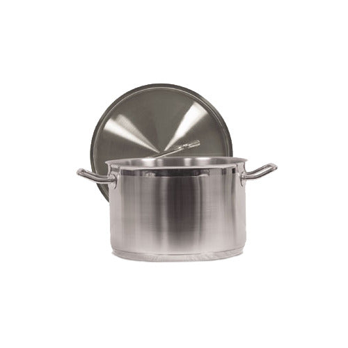 Vollrath 3905 Optio Sauce Pot with Cover, 22 Qt, 14" Dia., 8-1/2" Deep, Stainless, Induction Ready — Case of 2 pieces