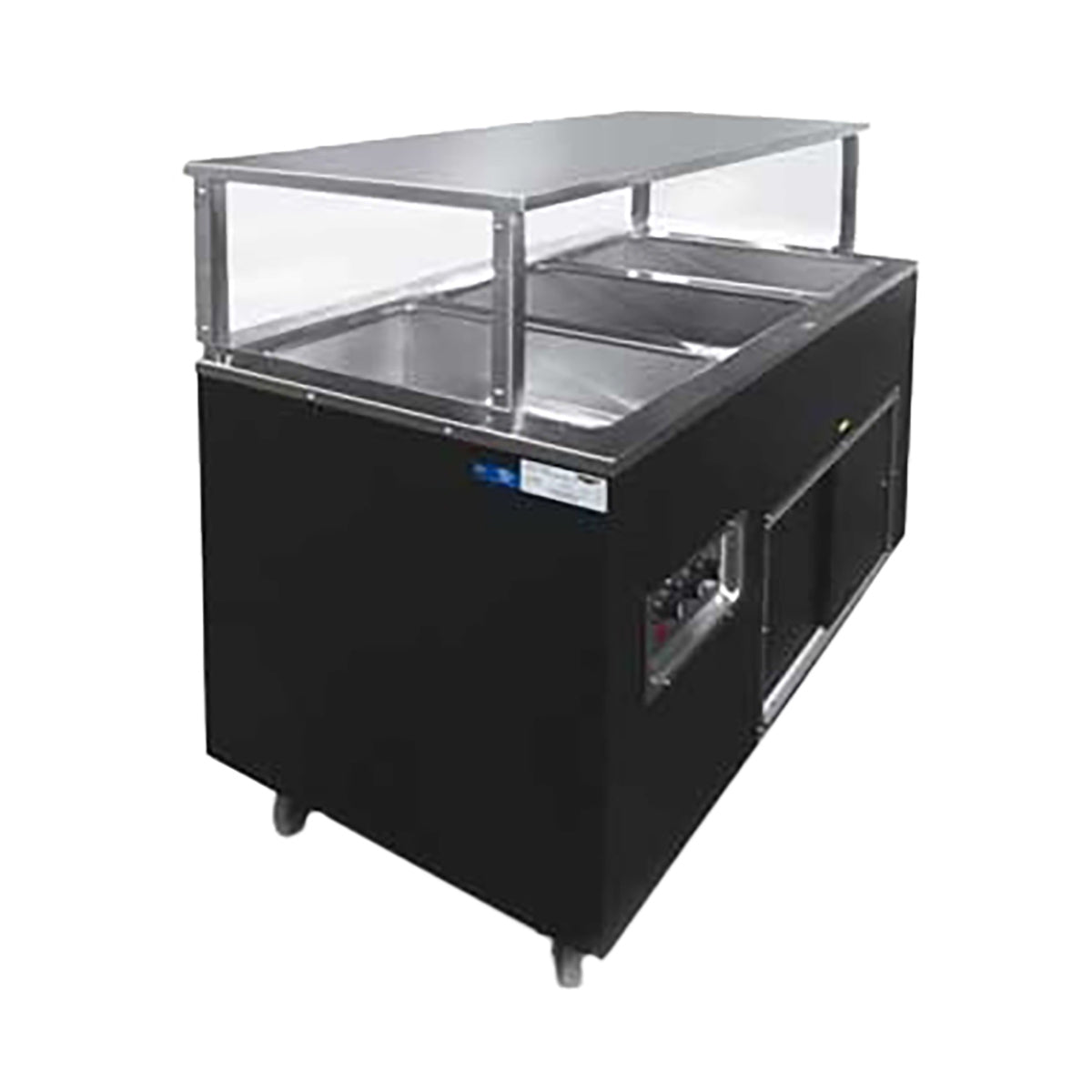 Vollrath 397092 46" 2-Series Affordable Portable (3) Open Well Hot Food Station