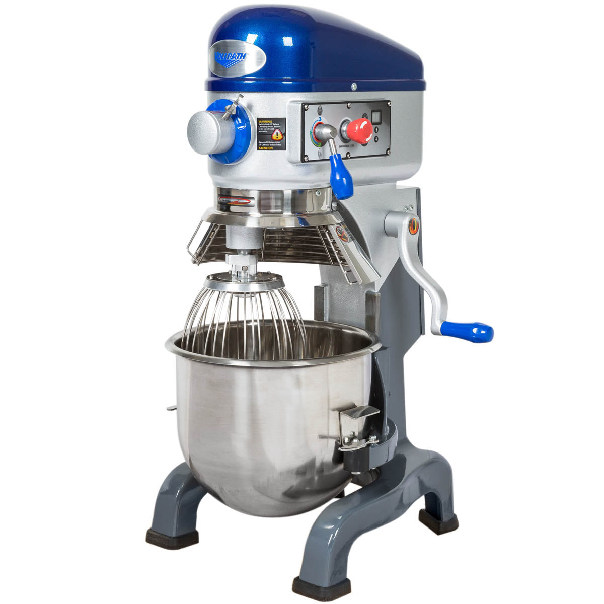 Vollrath 40757 Countertop 20 qt Planetary Mixer w/ Timer, Guard and Standard Attachments, #12 HUB, 3-Speed, 1/2 hp