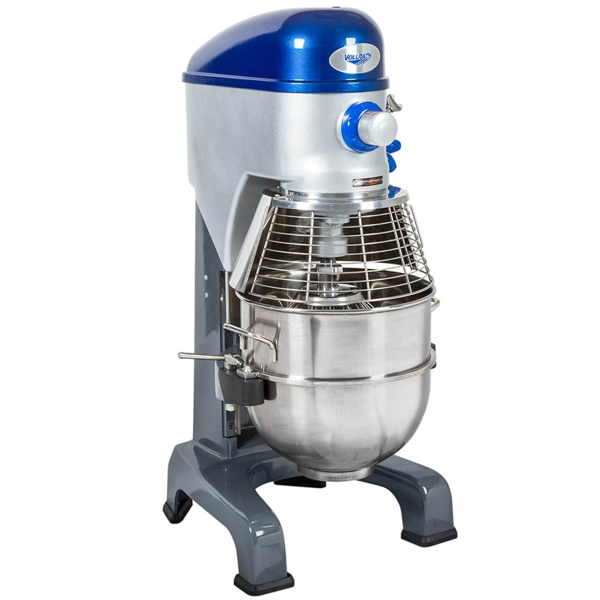 Vollrath 40759 Floor Model 40 qt Planetary Mixer w/ Timer, Guard and Standard Attachments, #12 HUB, 3-Speed, 1-1/2 hp