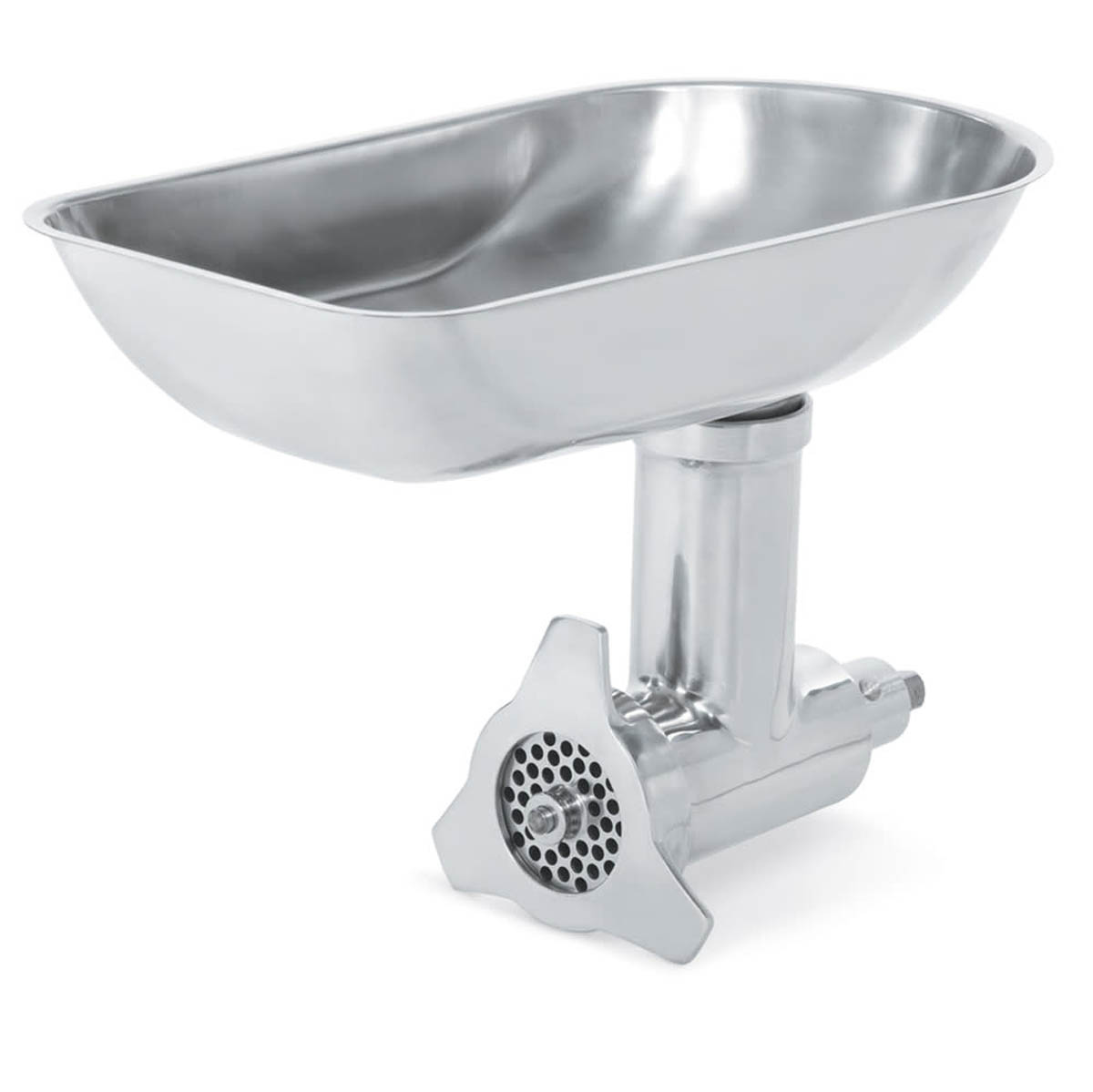 Vollrath 40786 Meat Grinder Head Attachment, Hub #12, 1/8" (3mm) & 5/16" (8mm) Plates, Fits All Vollrath Floor Mixers