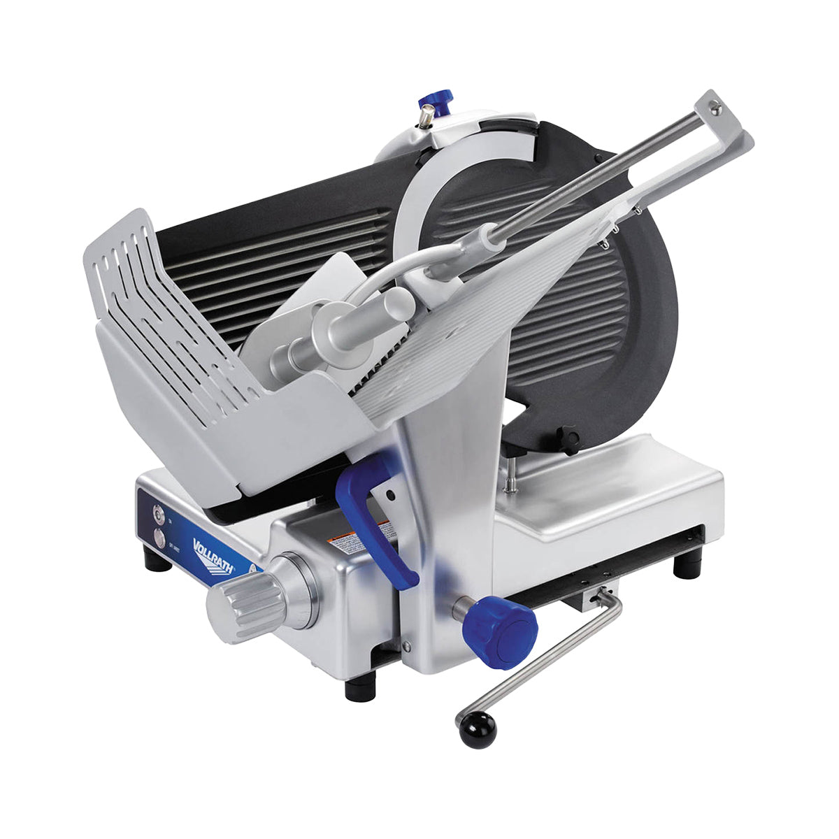 Vollrath 40955 - 13" Manual Slicer, 1/2 HP 120V, Gravity Feed, 13" Blade, QuanTanium, 25-3/16"W x 28-3/4"D x 24-1/4"H