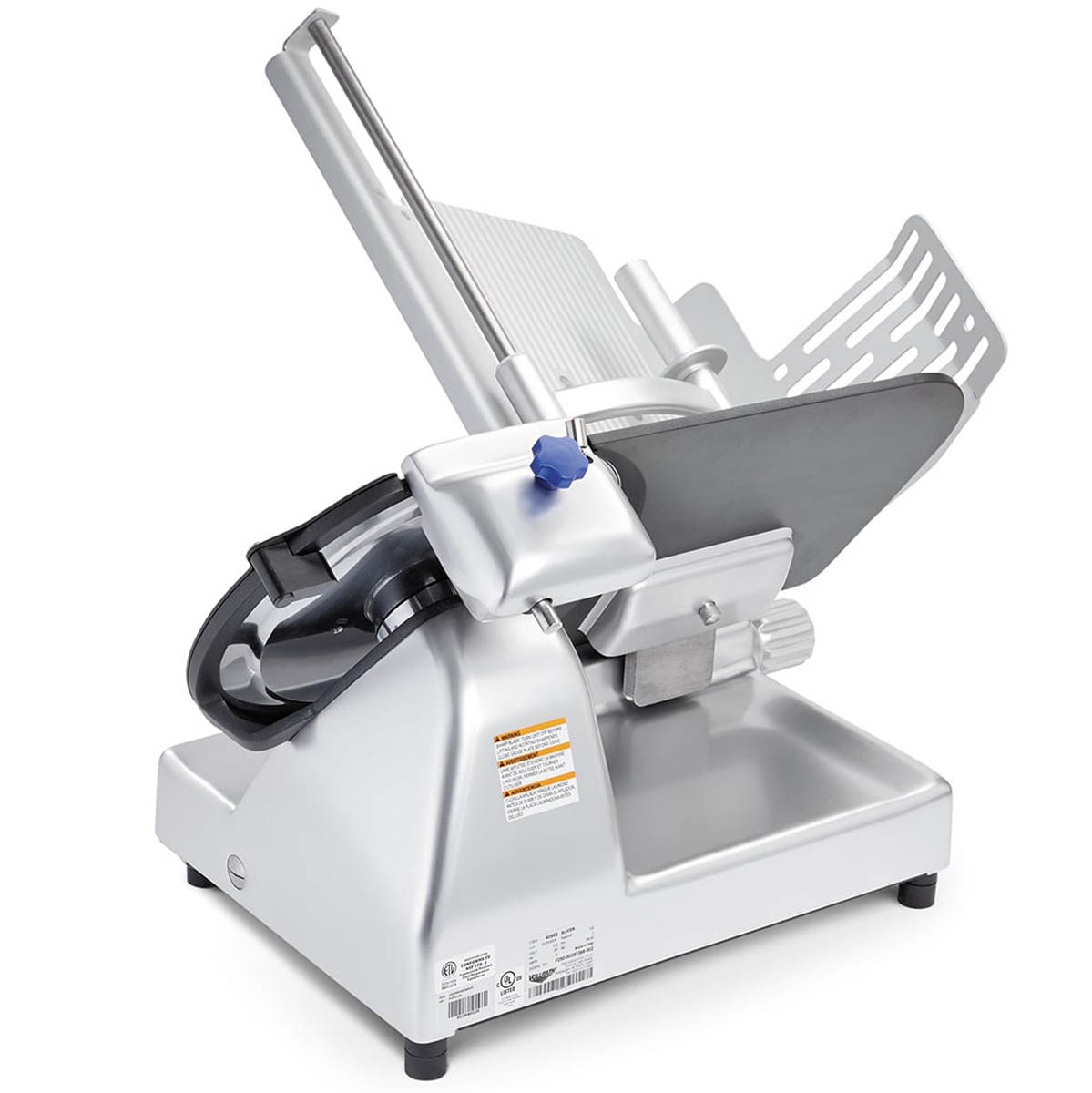 Vollrath 40955 - 13" Manual Slicer, 1/2 HP 120V, Gravity Feed, 13" Blade, QuanTanium, 25-3/16"W x 28-3/4"D x 24-1/4"H