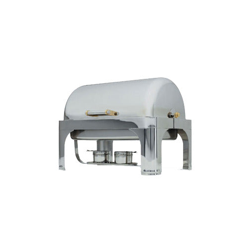 Vollrath 46084 Roll Top Vented Dome Cover, 9-Qt Stainless Steel,, New York Oblong Chafer