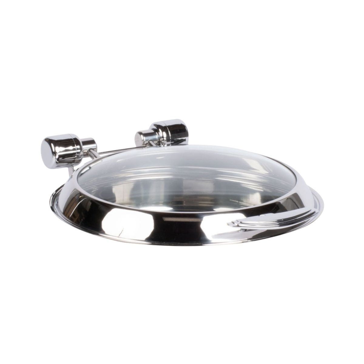 Vollrath 46127 Glass Lid, 6-Qt Rectangular with Stainless Trim for Intrigue 46125 Chafer