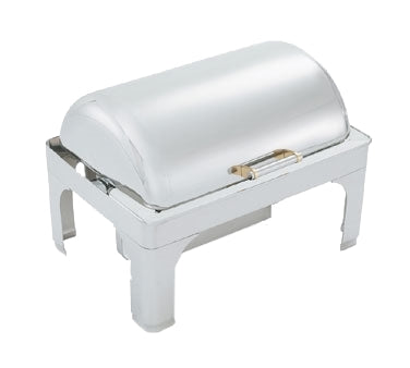 Vollrath 46255 New York, New York Chafer - 9-Qt 18/8, Brass, Dome, 25" x 17-1/2" x 18-1/2"