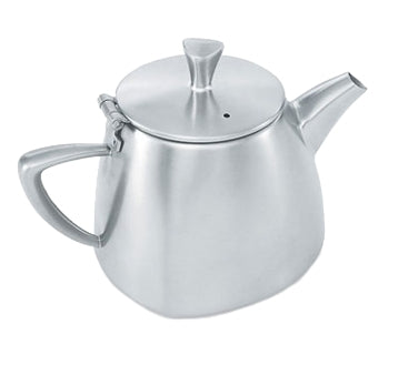 Vollrath 46307 Triennium Tea Pot, 12 Oz. (.3L), 3"H, Satin-Finish 18/8 Stainless Steel