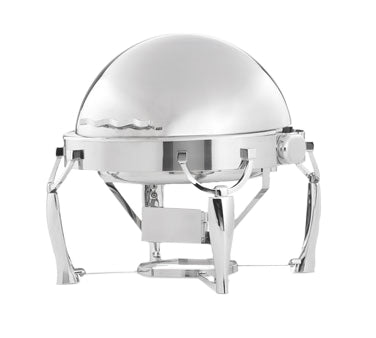 Vollrath 4635610 Somerville 6-Qt Retractable Chafer, Mirror SS, 90° Hinge, 19-5/8"Lx19-5/8"Wx20"H