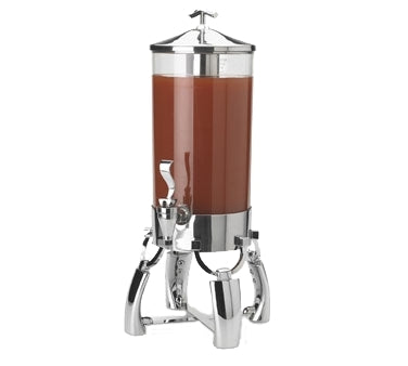 Vollrath 4635810 Beverage Dispenser, 2-Gallon Polycarbonate Mirror, 12-7/8"Lx8"Wx22-5/8"H - Imported