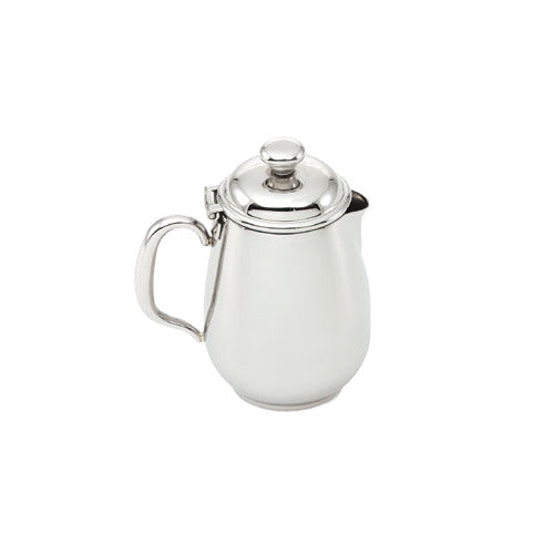 Vollrath 46598 Orion Creamer, 12 Oz, 4-1/2" H, Covered, Stainless Steel, Mirror, Satin Interior