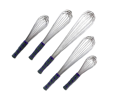 Vollrath 47005 Piano Whip - 16" Nylon Handle, Stainless Steel Wires, 475°F - 1/Each — Case of 12 pieces