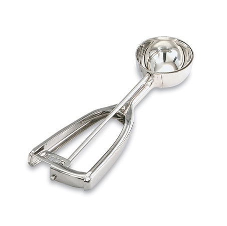 Vollrath 47156 Bowl Disher, #30 Size 1-1/4 Oz Capacity, 1-7/8" Diameter, Steel Squeeze Handle β Case of 12 pieces