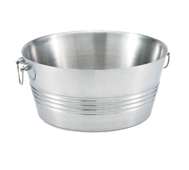 Vollrath 47225 - Beverage Bin, 18.5" Top Diameter, Stainless Steel, Double-Wall Insulated