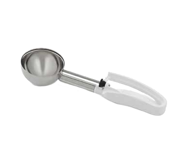 Vollrath 47370 Disher, 4.7 oz Capacity, #6 3" Dia, Stainless Steel Scoop, 7-7/8" Plastic Handle, NSF — Case of 12 pieces