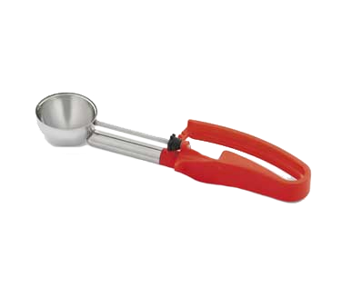 Vollrath 47376 Ice Cream Disher #24, 1.52 oz, 2.04" Scoop, Red 7-7/8" Plastic Handle, NSF Certified — Case of 12 pieces