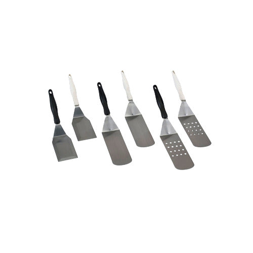 Vollrath 4808820 Stainless Steel Turner, 8" Blade, 2" Width, Grip Handle, 16-1/2" Length — Case of 12 pieces
