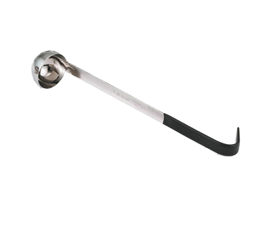 Vollrath 4980120 Ladle - 1 oz 18/8 Stainless Steel, 9-7/8" Black Kool-Touch Handle, NSF Certified — Case of 12 pieces