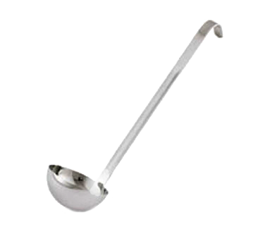 Vollrath 4980410 4-Oz Ladle, 18/8 Stainless Steel, 12-5/8" Satin Hooked Handle, 3-3/8" Bowl, NSF Certified — Case of 12 pieces
