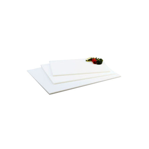 Vollrath 5200000 Cutting Board, White, 12"W x 18"D x 1/2" Thick, HD Polyethylene, NSF Certified — Case of 6 pieces