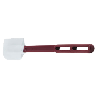 Vollrath 52010 High-Temp Spatula, 10" Silicone Blade, Red Handle, Resists 500°F, NSF Dishwasher Safe — Case of 6 pieces