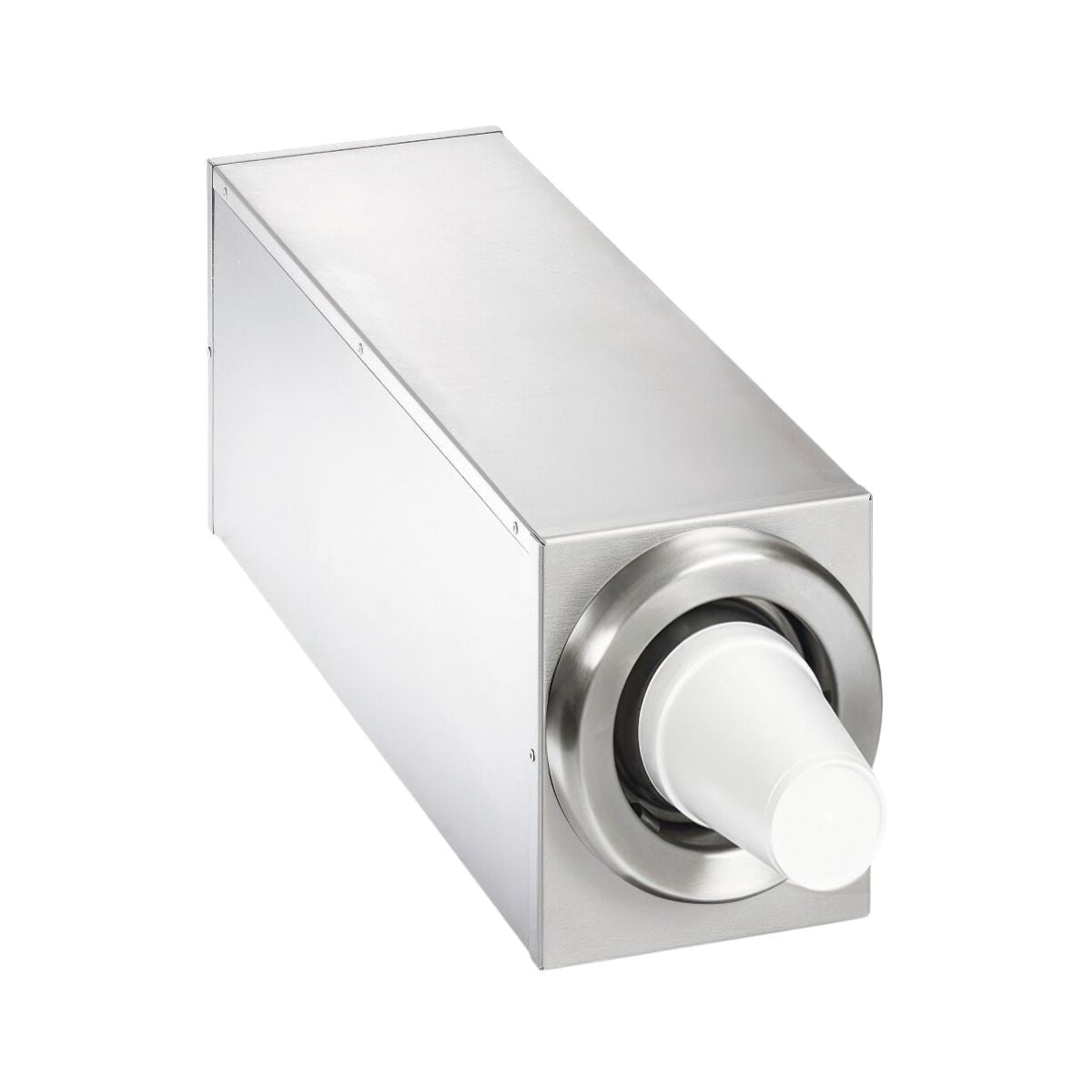 Vollrath 58821-D Cup Dispenser, Single Sleeve, 7-1/8" W x 23-1/4" D x 8-3/4" H, Stainless Steel